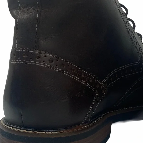 Nunn Bush Odell Wingtip Rust Dress Boots - Picture 10 of 16